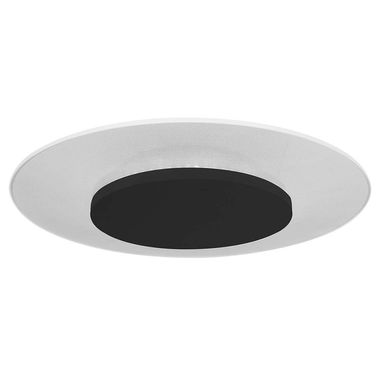 Plafonnier LED, dimmable noir et blanc, D 42 cm