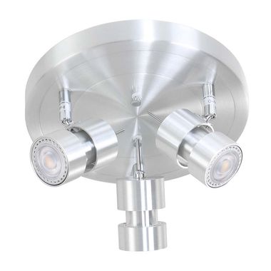 Plafoniera LED, 3 luci, dimmerabile, mobile, H 12 cm