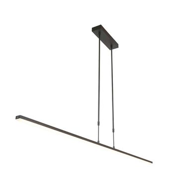 LED Hängelampe, dimmbar, schwarz, Höhenverstellbar, L 155 cm