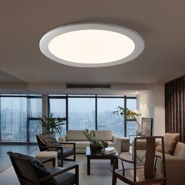 LED Einbau Panel, 2500 Lumen, warmweiß, D 30 cm