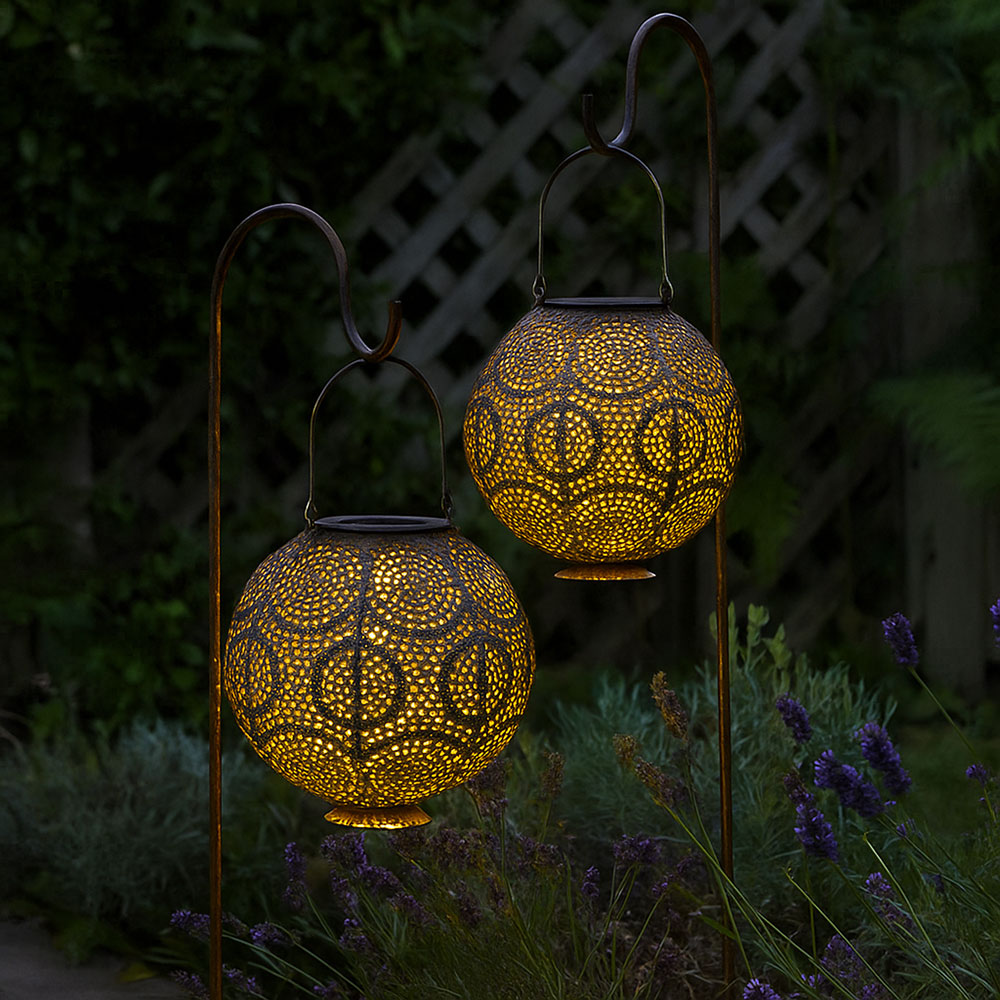 Gartenbeleuchtung Ohne Strom Solarleuchte Biene Für Garten & Balkon – Metallfigur Mit Gelber LED-Kugel, 24 Cm Hoch, IP44 Wetterfest – Solarlampe Ohne Stromkosten