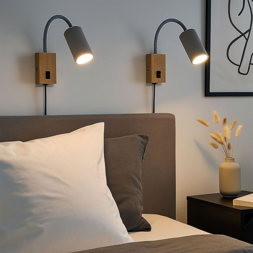 Bilderleuchte LED – Wandleuchte Mit Kabel & Steckdose – Chrom, 46 Cm, Für Gemälde, Poster & Dekoration – Zeitloses Design