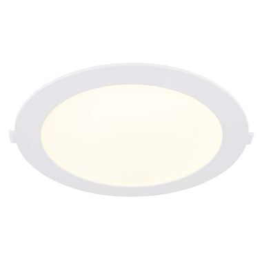 LED Einbauleuchte, Weiß, Treiber inkl., D 22,4 cm