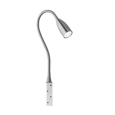 LED wall light, flexo arm, metal, dimmable