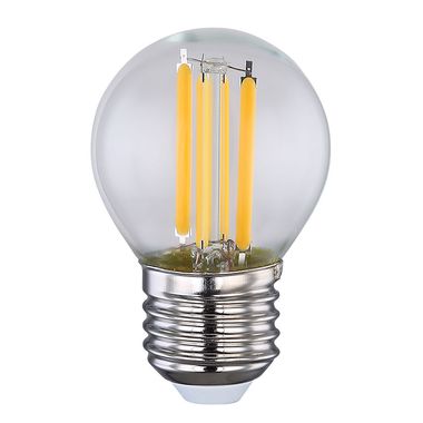 Ampoule LED 6,5W, filament, 806Lm, blanc chaud, DxH 4,5x7,5 cm