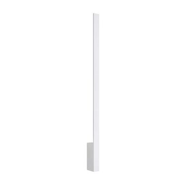 Applique murale LED, aluminium, blanche, H 90 cm, 3000K