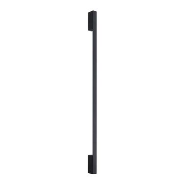 LED Wandleuchte, Alu, Schwarz, H 150 cm, 3000K