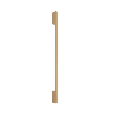 Lampada da parete a LED, alluminio, oro, H 120 cm, 4000K