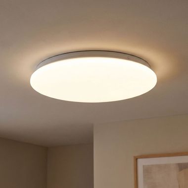 LED ceiling light, white, dimmable, D 33.5 cm