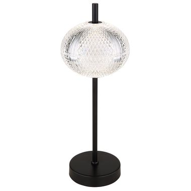 Lampe de table LED, effet cristal, CCT, intensité lumineuse variable, H 40 cm