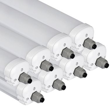 Zestaw 8 dyfuzorów LED, 4320 lumenów, chłodna biel, długość 120 cm