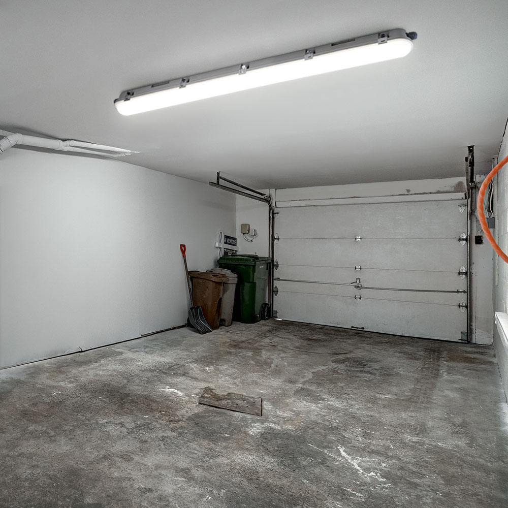 LED Wannenlampe, 5760 Lumen, kaltweiß, L 150 cm