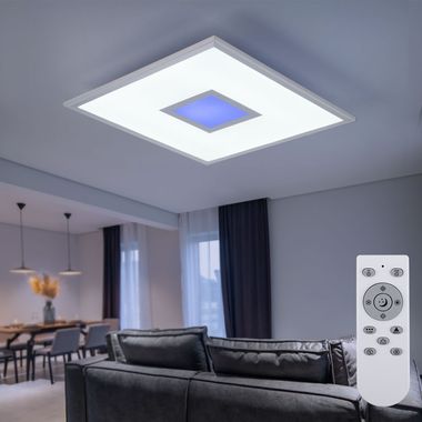 Panel LED RGB, 2600 lm, CCT, zdalne sterowanie, możliwość ściemniania, L 45 cm