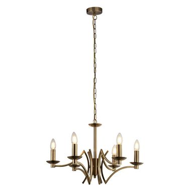 Lampada a sospensione, lampadario, in acciaio, regolabile in altezza, D 56cm