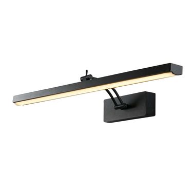 Applique LED, lampe pour tableau, noir, spot mobile, L 60,5 cm