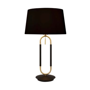 Table lamp, brass black, metal, H 63 cm