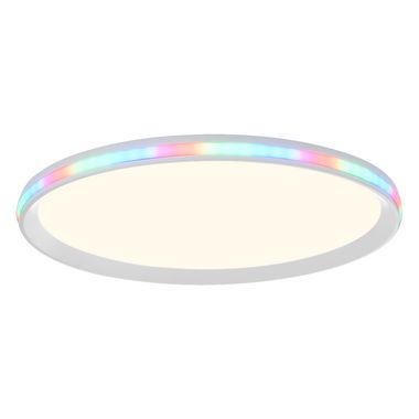RGB LED ceiling light, remote control, dimmable, D 45 cm