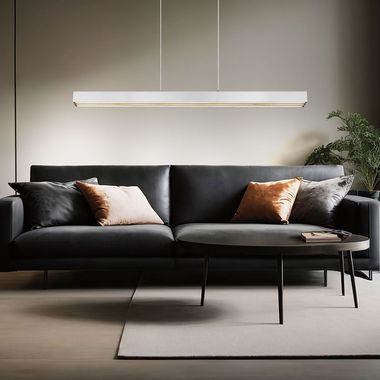Suspension LED, variateur tactile, réglable en hauteur, H 150 cm