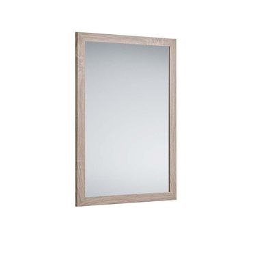 Lustro ścienne, rama imitująca drewno, wys. 68 cm