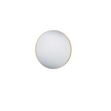 Specchio da parete, color oro, rotondo, L 80 cm