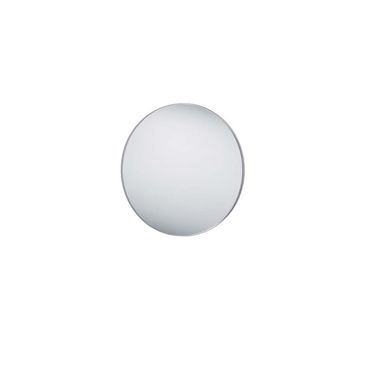 Specchio da parete, argento, rotondo, L 80 cm