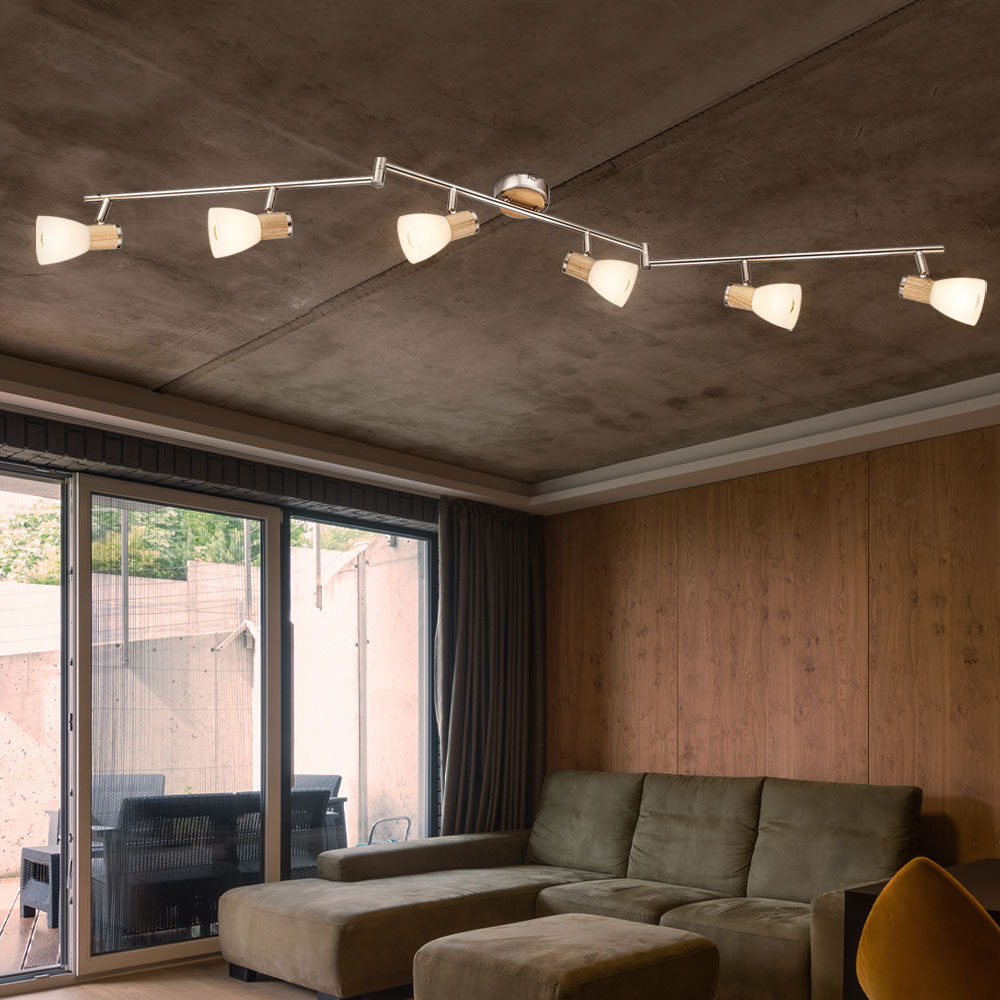 LED Deckenleuchte, Holzoptik, CCT, Landhaus, opal, L 80cm | ETC Shop LED Deckenleuchte, Holzoptik, CCT, Landhaus, opal, L 80cm | ETC Shop