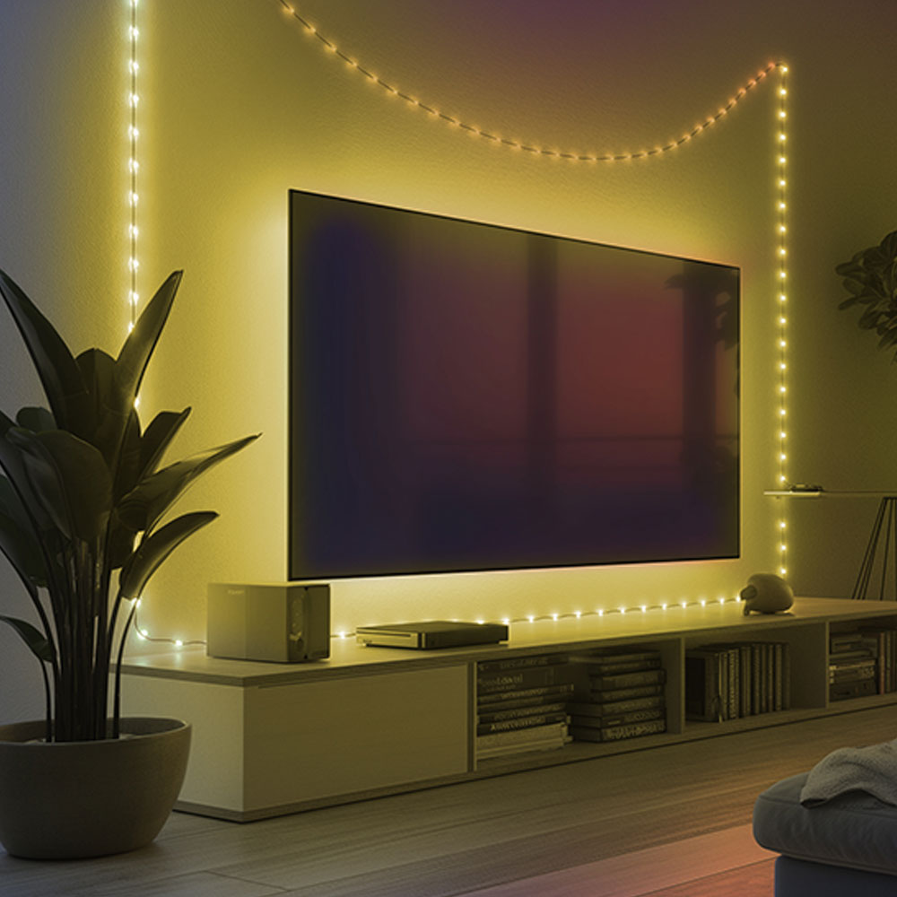 LED Lichterkette, USB-C, L 500 cm