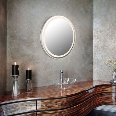 Lampada da specchio LED, touch, dimmerabile, CCT, D 50 cm