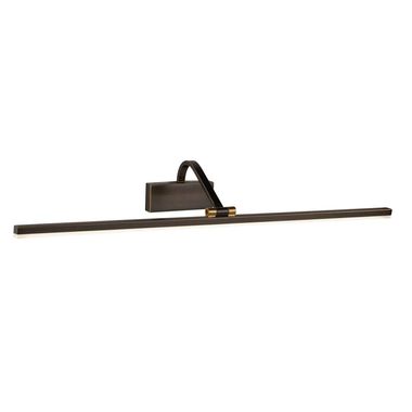 17W Led Picture Light, Black Brushed Gold 3000K