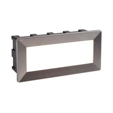 LED Einbaustrahler, Edelstahl, Schwarz, L 20,5 cm, ANKLE