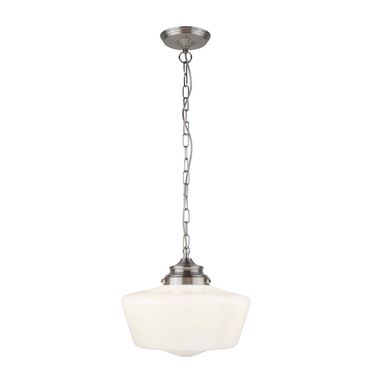 Lampa wisząca, biała, wys. 120 cm, z regulacją wysokości, SCHOOL HOUSE
