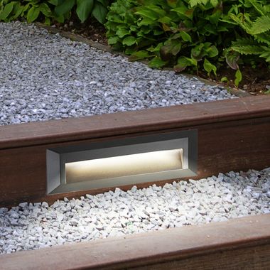 Lampka schodowa LED, ciemnoszara, długość 23 cm