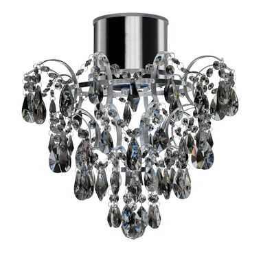 4W Badezimmer (Gu10 Led) Ip44 Kronleuchter Kristallglas klar