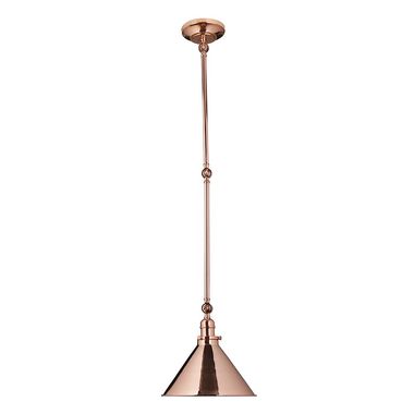 Hanglamp, plafondlamp, koper staal, D 29,7 cm