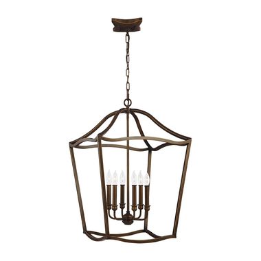 Lampada a sospensione, plafoniera, acciaio ottone, D 51,4 cm
