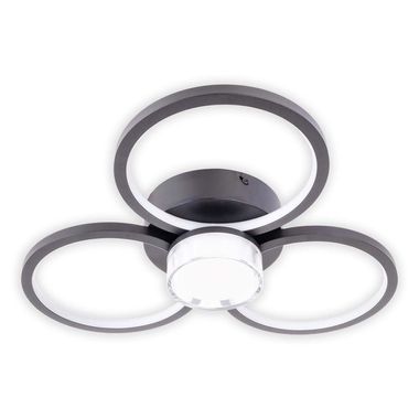 LED Deckenleuchte, schwarz, dimmbar, L 43,6 cm