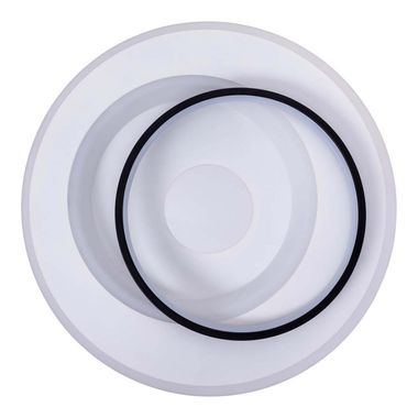 LED Deckenleuchte, weiß, dimmbar Fernbedienung, L 49 cm
