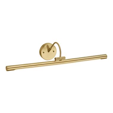 Alton 1 Light Large LED picture light - brushed brass