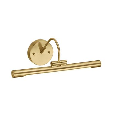 Alton 1 Light Small LED picture light - brushed brass