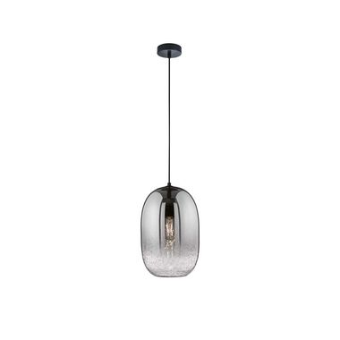 Pendant lamp, glass, drop design, D 20 cm
