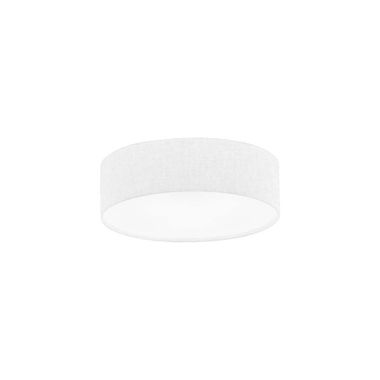 Ceiling light, textile white, D 45