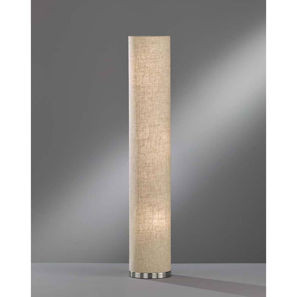 Stehleuchte, Leinen sandfarben, H 110 cm