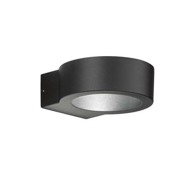 LED wandlamp, zwart, Up Down, H 4,5 cm
