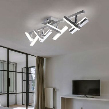 Plafonnier LED pour vos quatre murs avec bras réglables