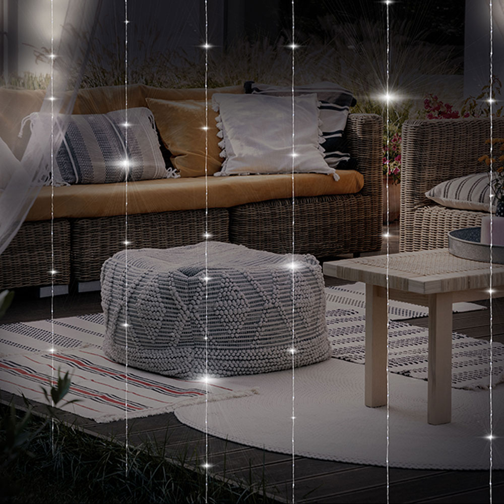 LED Lichterkette, Außen, dimmbar, USB, Kupfer, 3 m