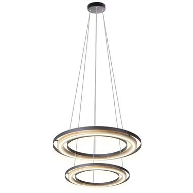 Lampada a sospensione a LED, bambù, metallo, H 150 cm