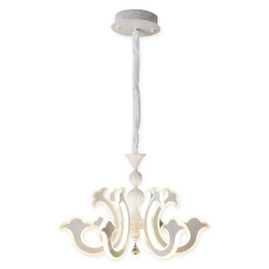LED kroonluchter, wit, H 120 cm
