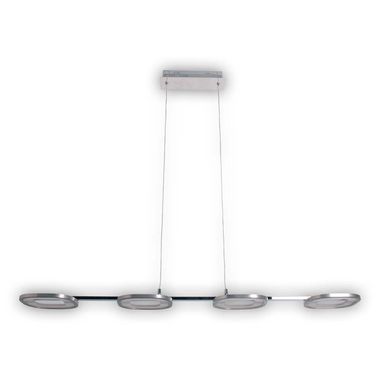Lampada a sospensione LED, argento, H 150 cm