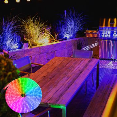 LED Lichterschlauch, Außen, transparent, Länge 6 m