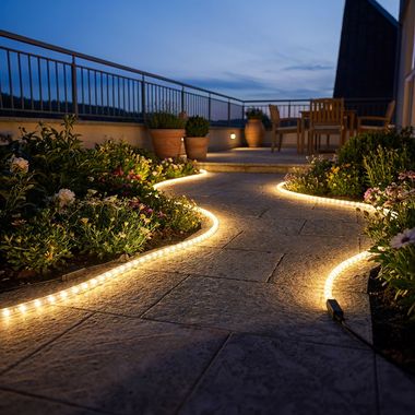 LED-Lichtschlauch, 6m, 144 LEDs, warmweiß